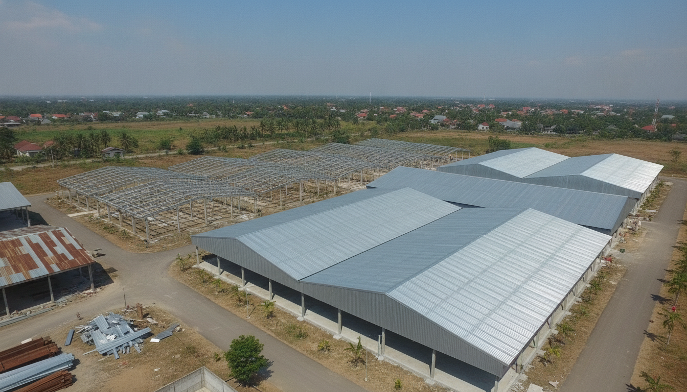 Time Estimation for Renovating a 2,000 m² Warehouse Roof Using the Phasing Method: A Complete Guide from PT. Bajaringan Industri Sejahtera